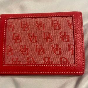 Dooney & Bourke red wallet